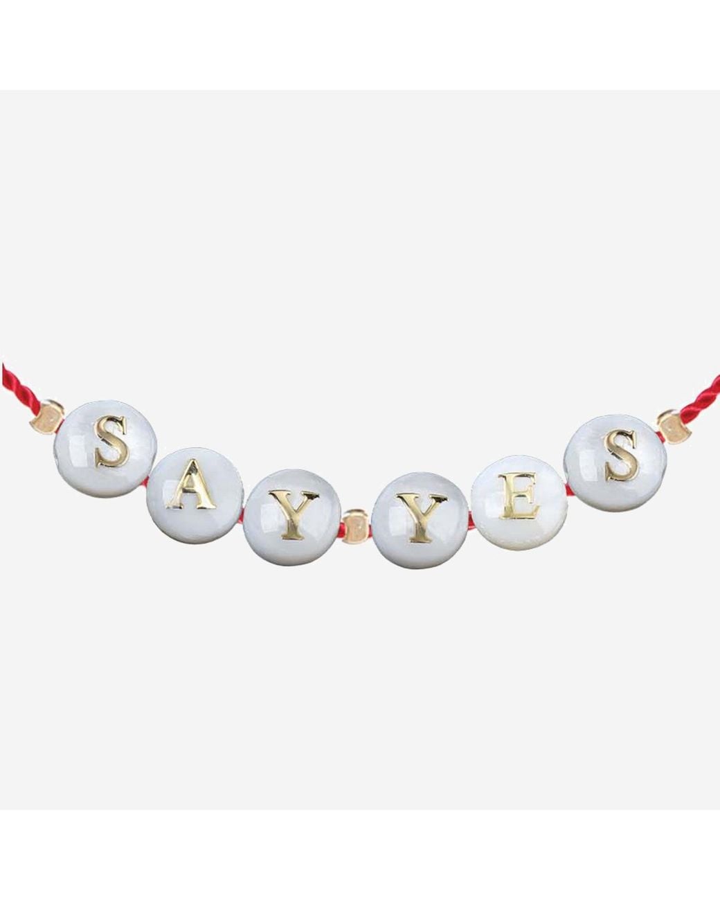 Sorbet Island White Shell Bracelet With Glass Beads