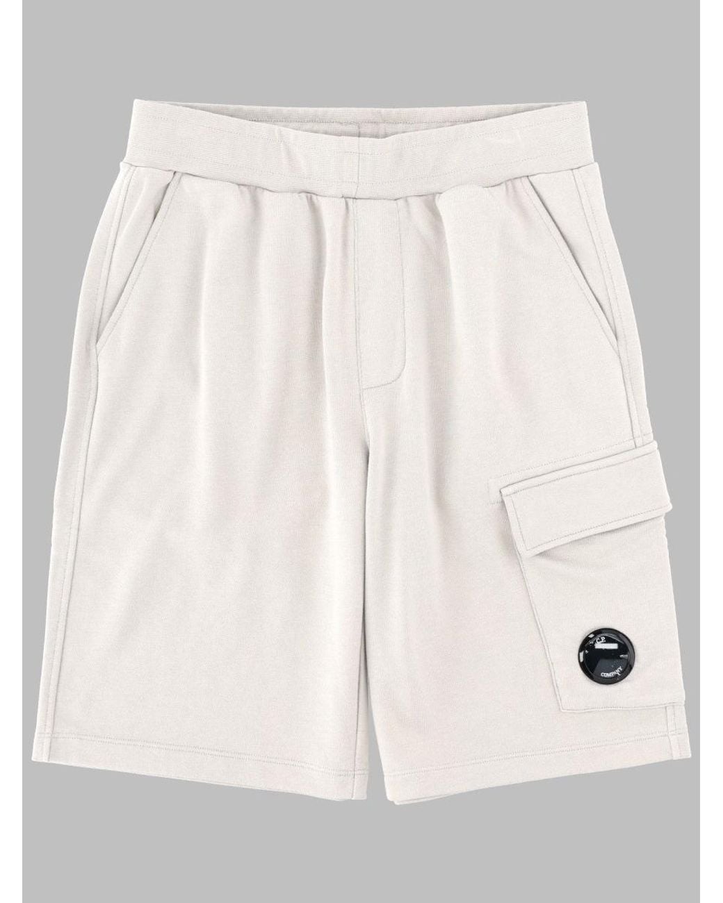 C P Company Natural Shorts