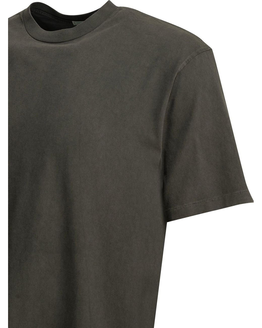 A.PRESSE Green "Vintage" Crewneck T Shirt