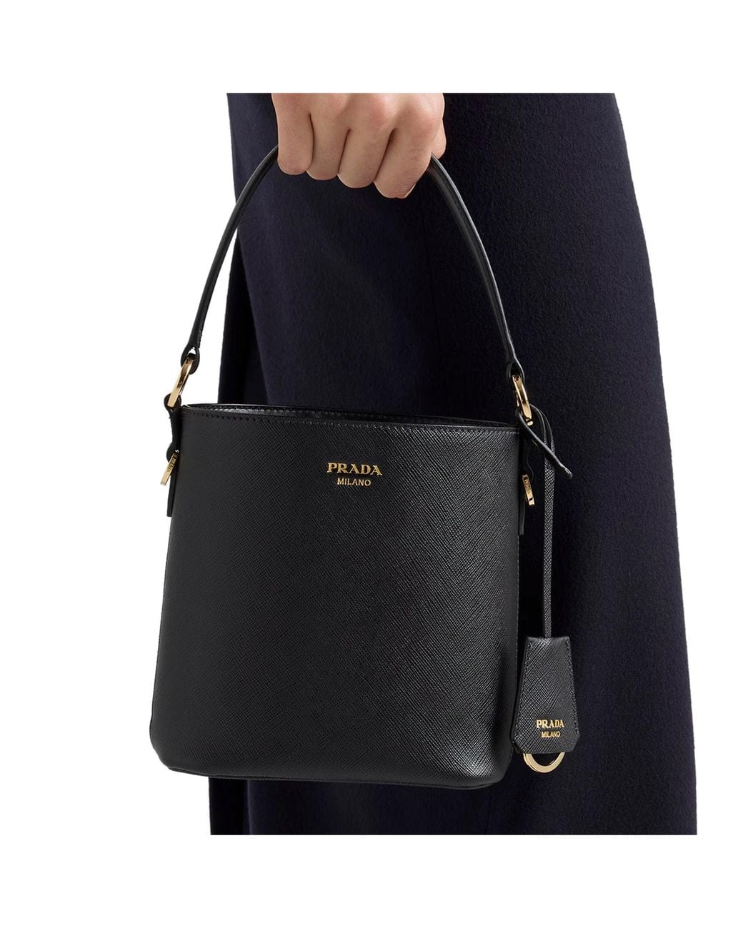Prada Black Bucket Bag