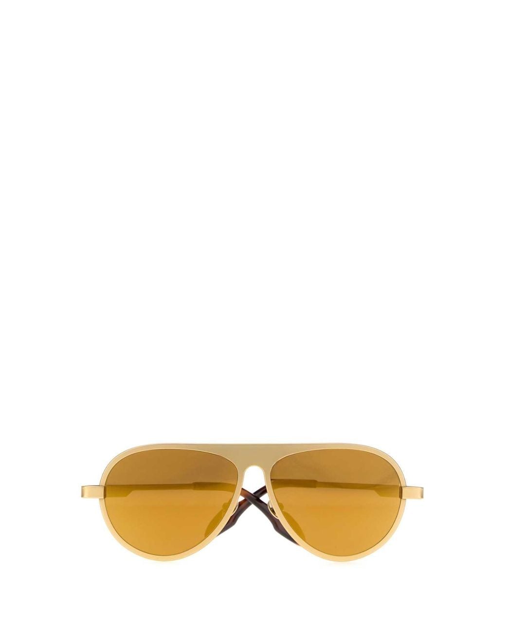 J.W. Anderson Metallic Aviator Mirror Sunglasses for men