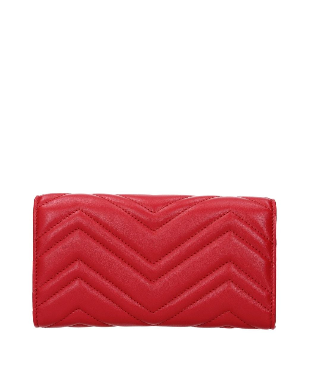 Gucci Red Wallet Leather