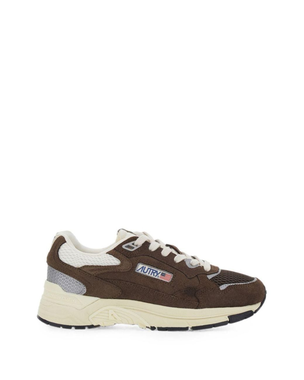 Autry Brown Hyperway Low Sneakers