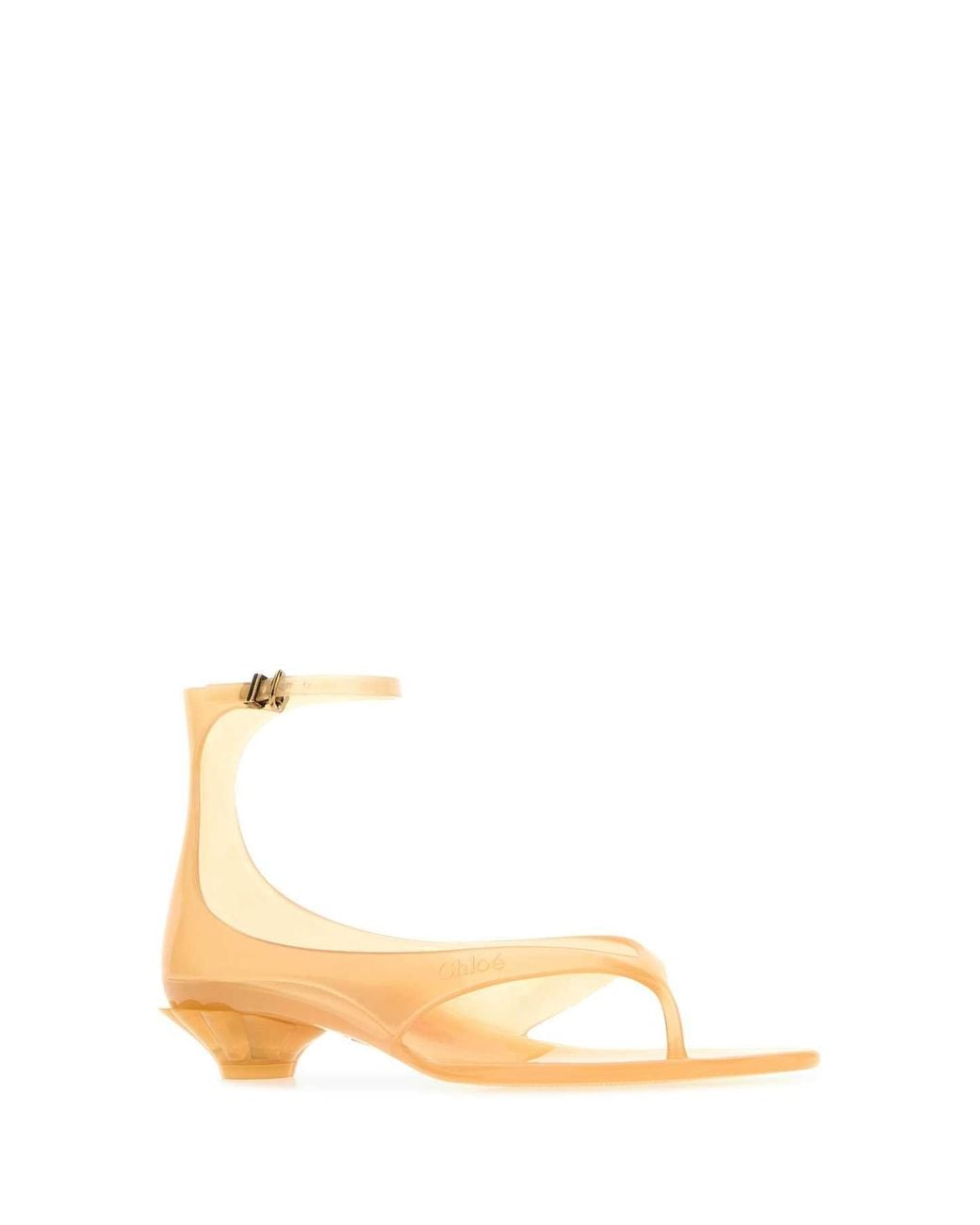 Chloé Yellow Tpu Jelly Thong Sandals