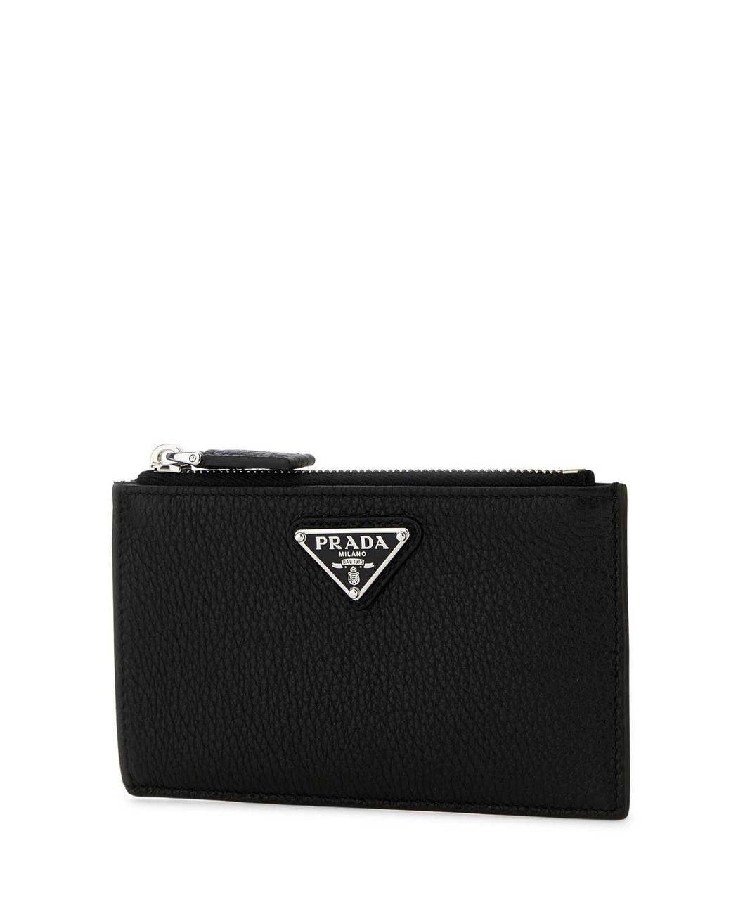 Prada Black Zipped Card Case for men