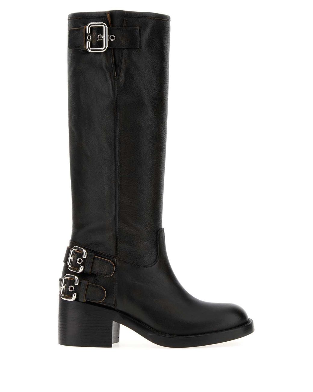Chloé Black Leather Boots