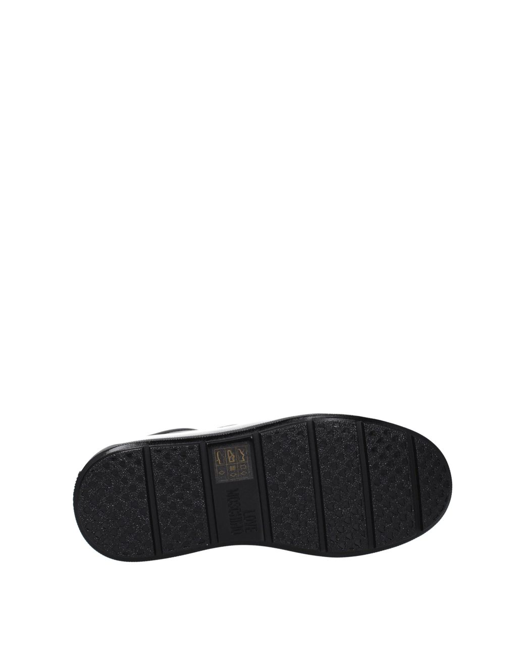 Love Moschino Black Sneakers Donna Pelle Nero