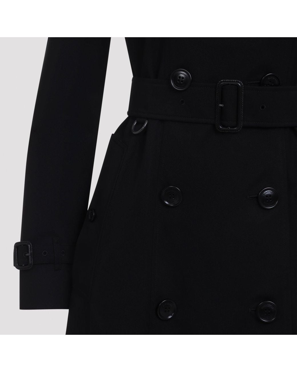 Burberry Black Chelsea Heritage Trench Coat