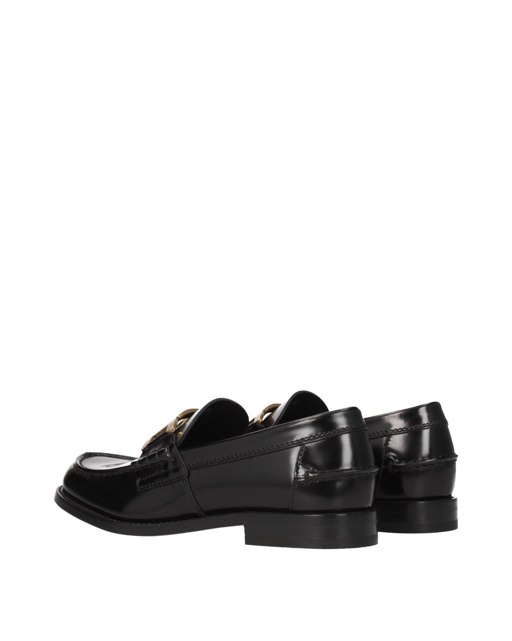 Tod's Black Moccasins Leather