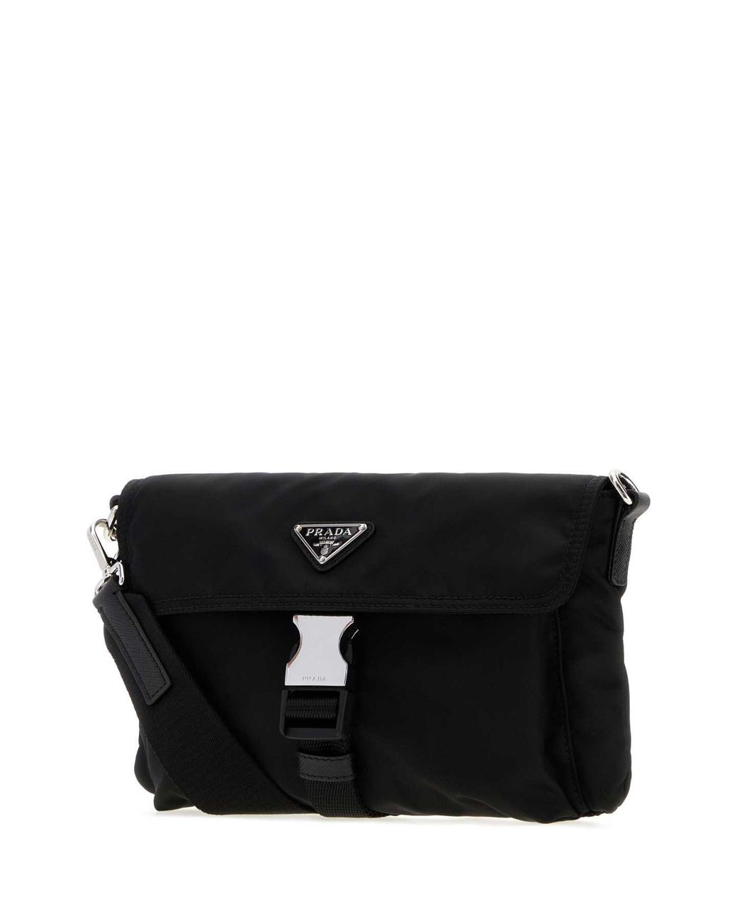 Prada Black Fabric Phone Holder for men