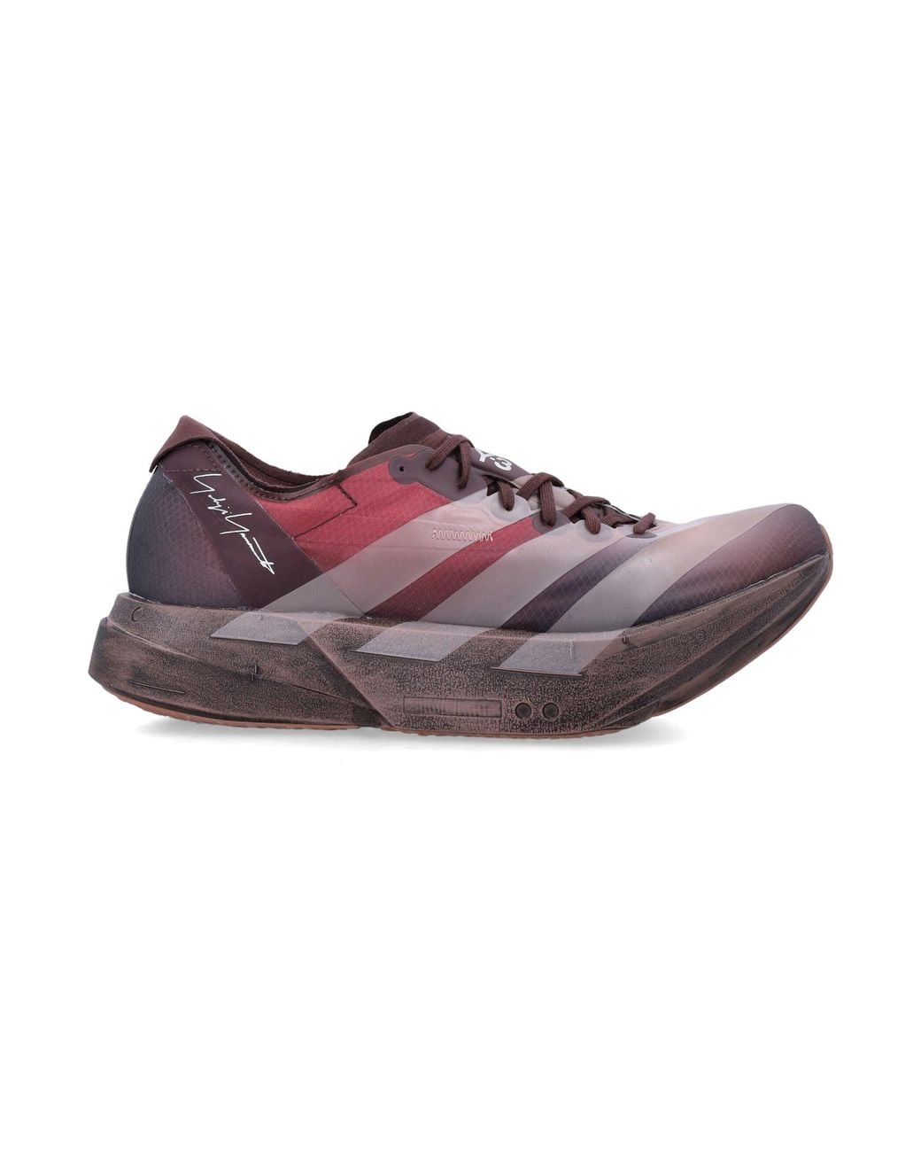 Y-3 Purple Color Block Sneakers