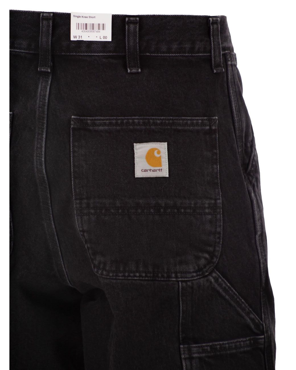 Bermudas vaqueras de Carhartt de color Black