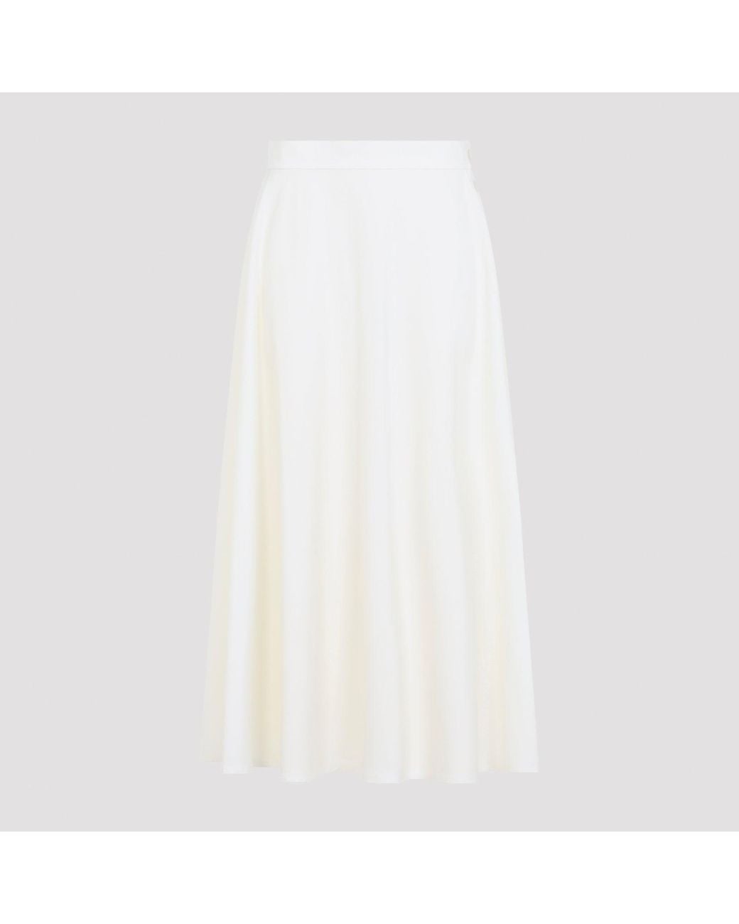 Ralph Lauren White Lux Skirt