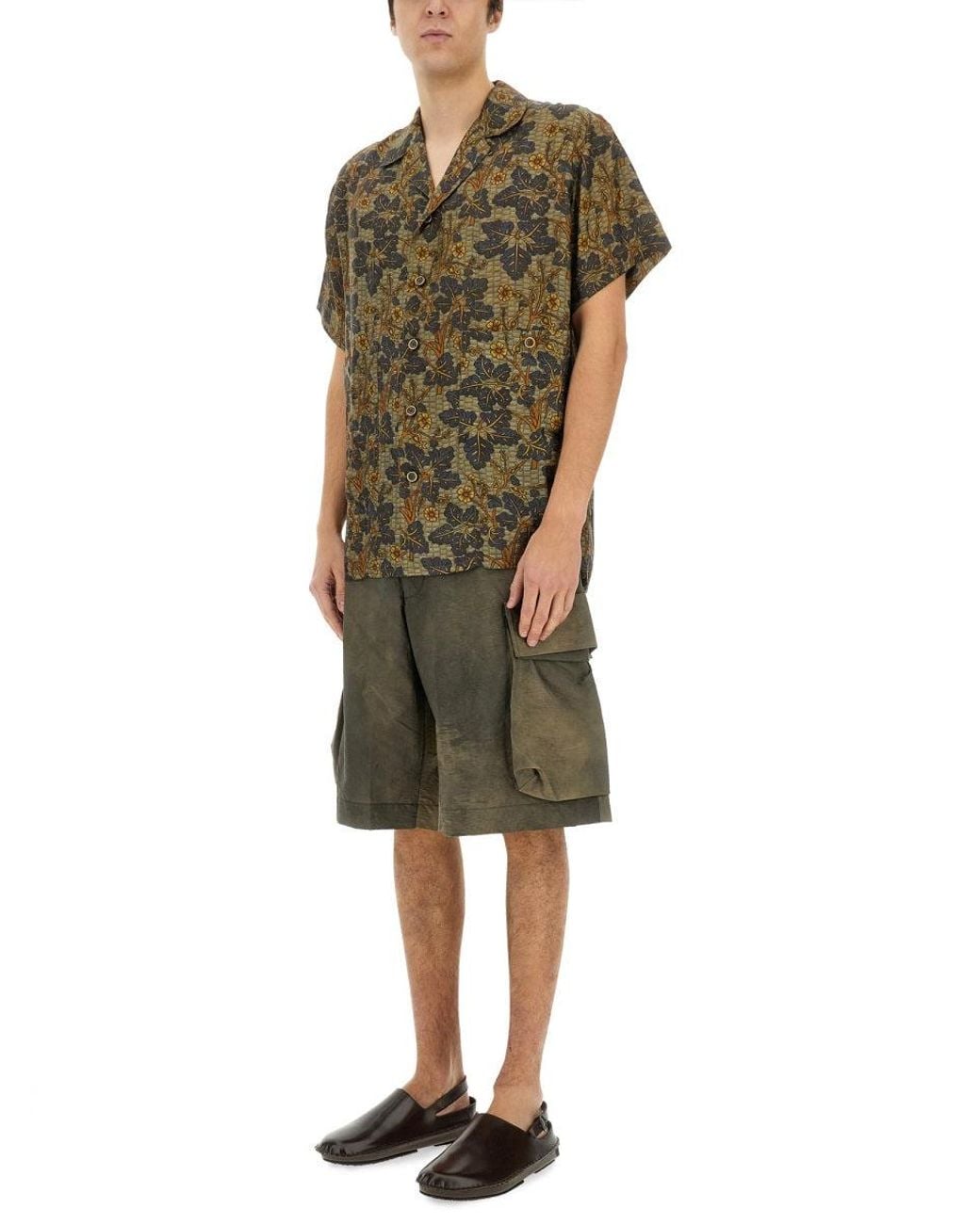 Uma Wang Green "Terry" Shirt