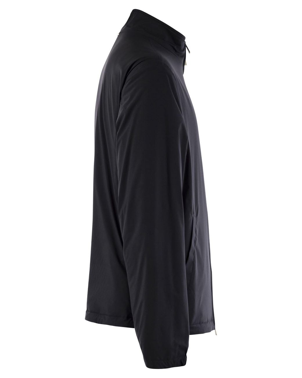 Fedeli Black Bomber Jacket for men