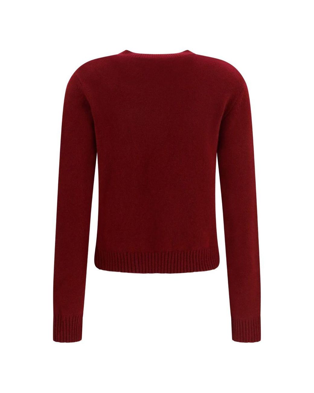 Lisa Yang Red Mable Cashmere Crewneck Sweater