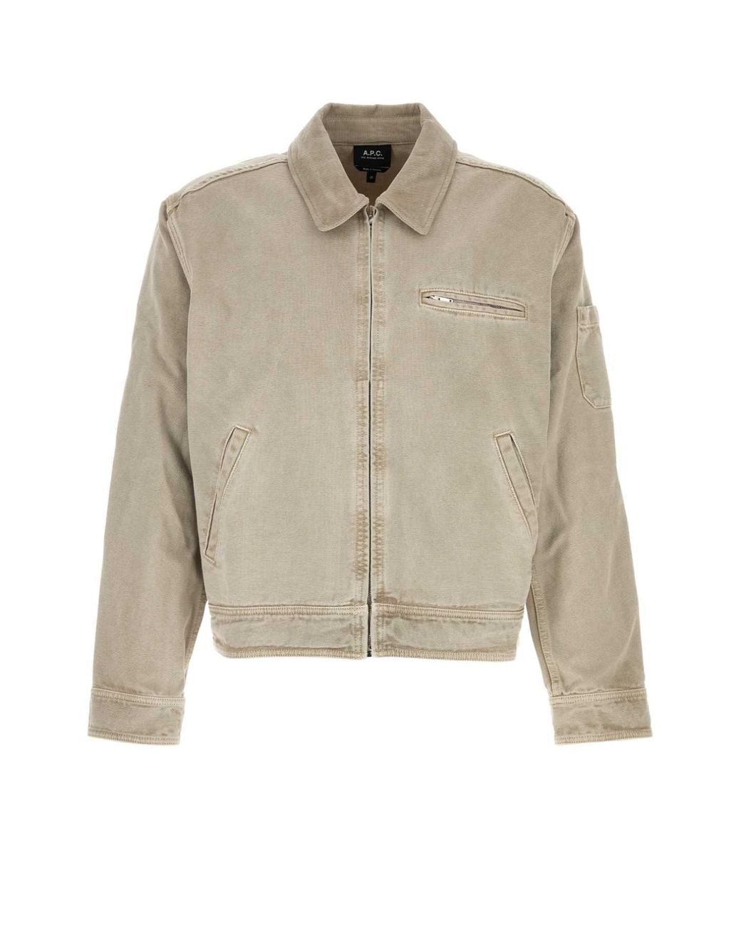 A.P.C. Natural Shirt Collar Jacket