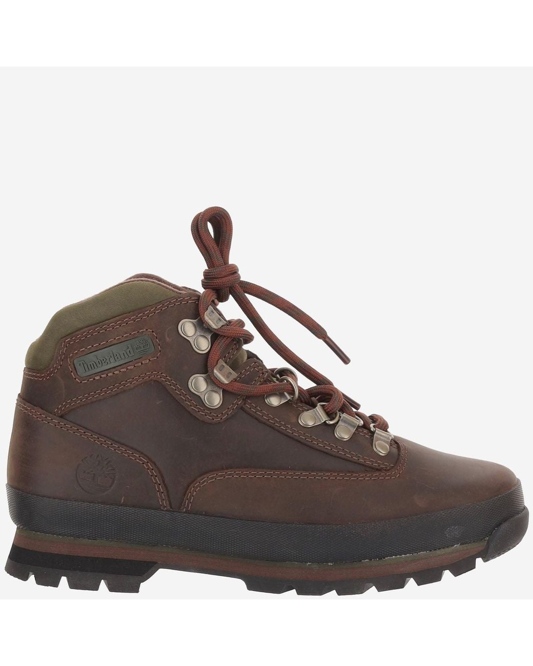 Timberland Brown Euro Hiker Leather Ankle Boots