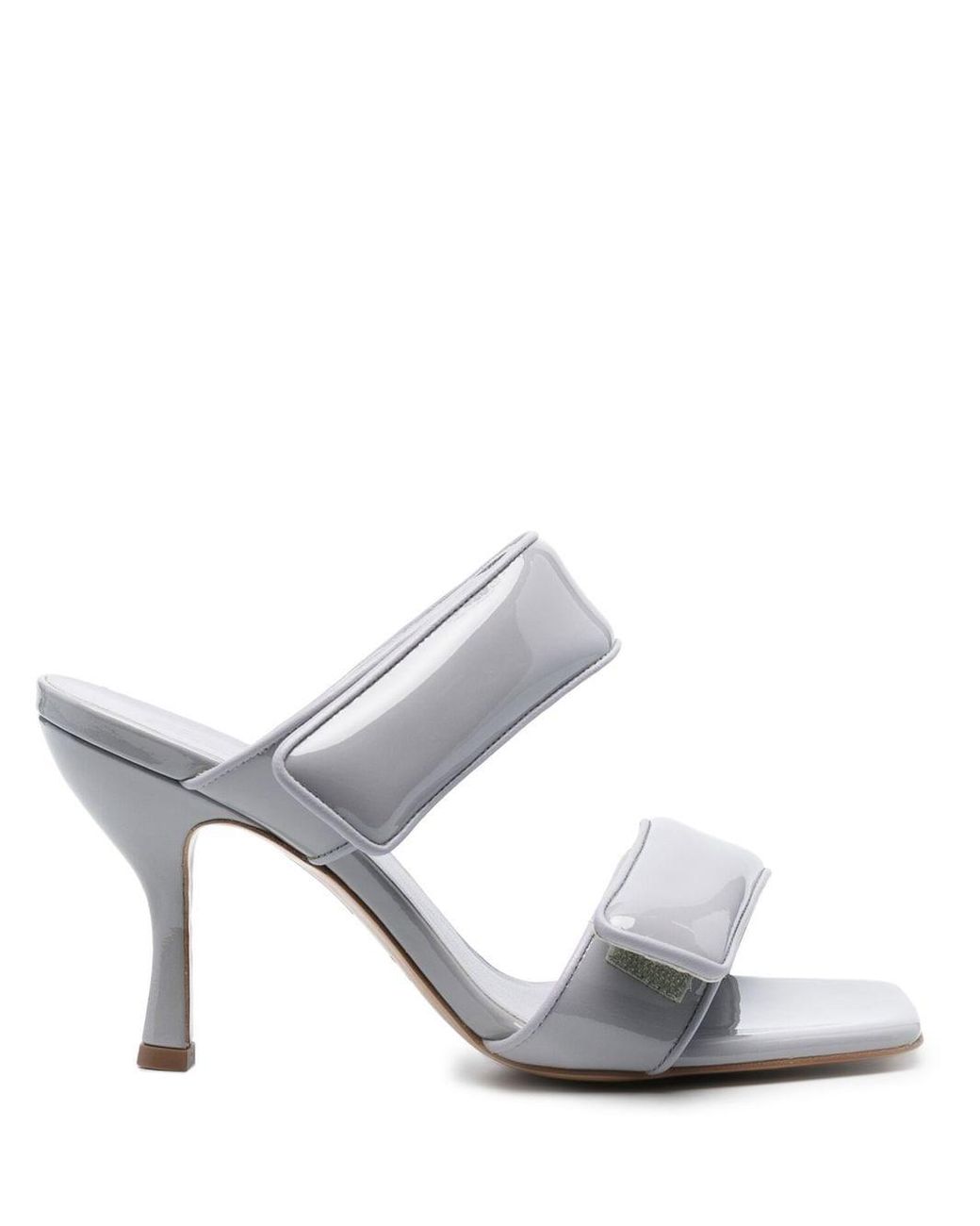 Gia Borghini Gray Two Strap Sandals