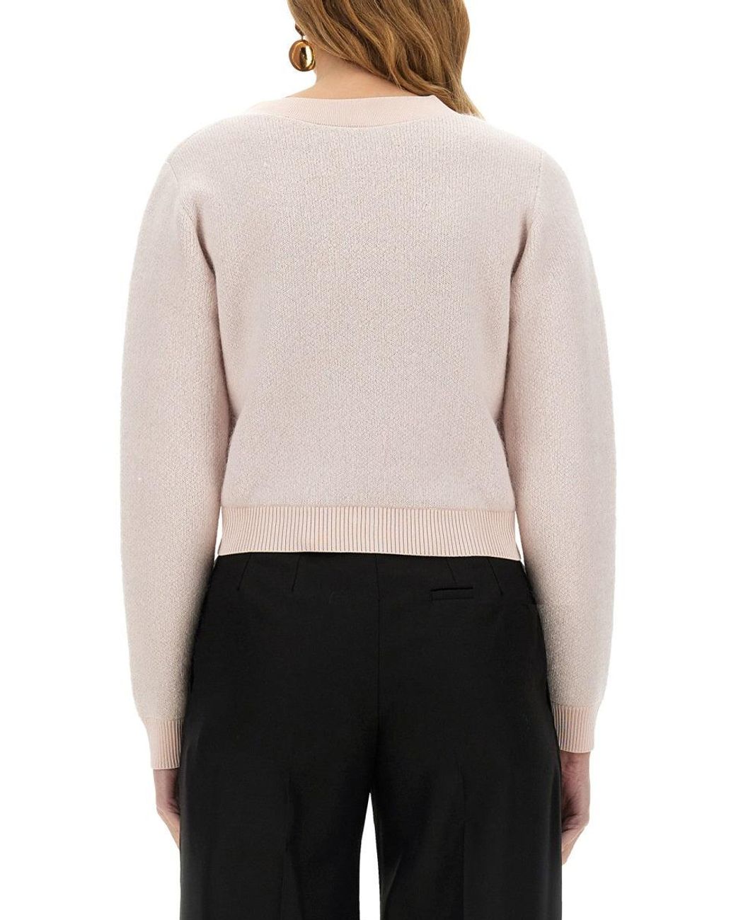 Nina Ricci White Mohair Cardigan
