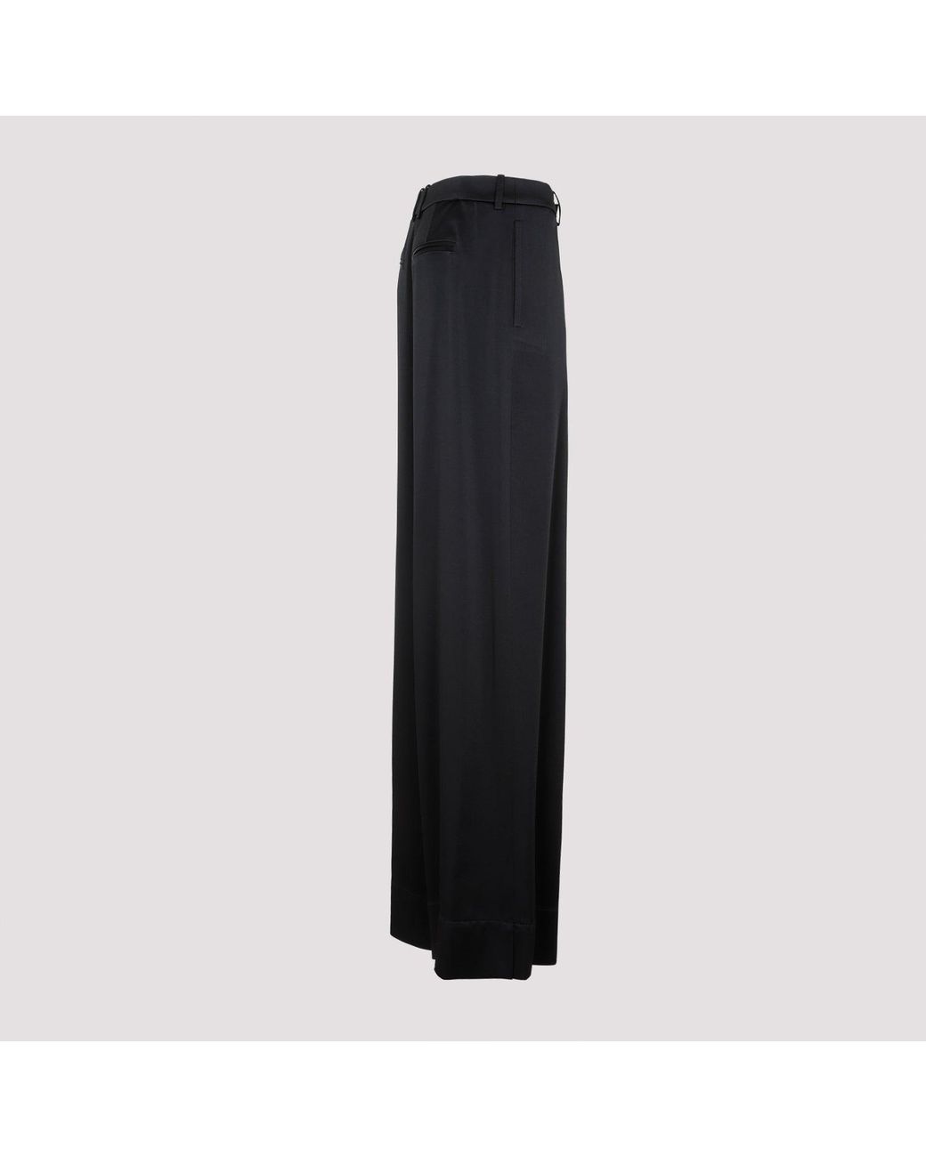 Saint Laurent Black Loose Fit Pants