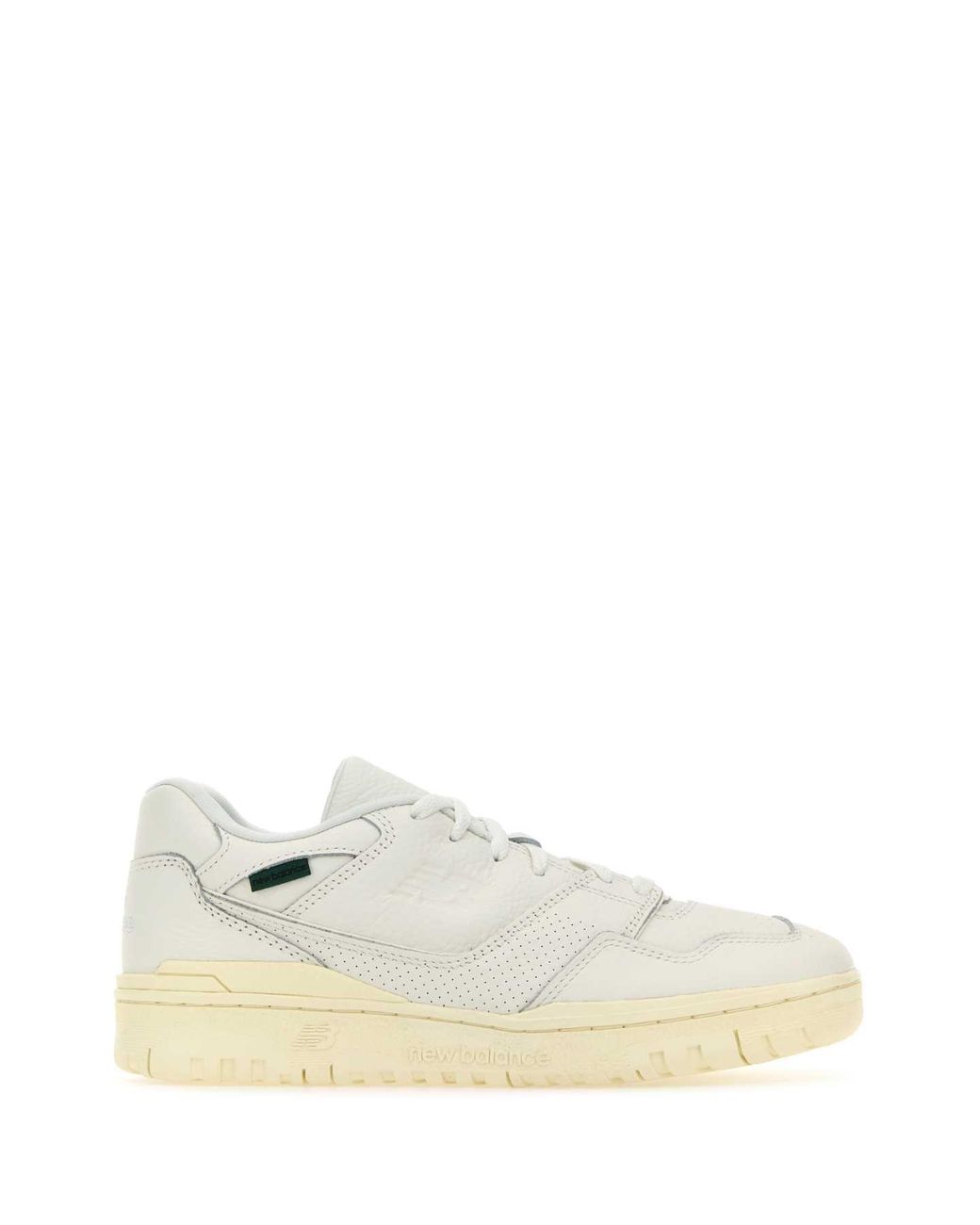 New Balance White Leather 550 Sneakers for men