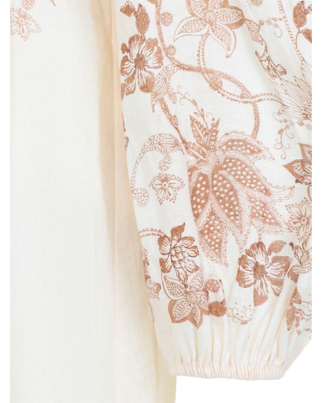 Zimmermann White Indra Linen Long Dress