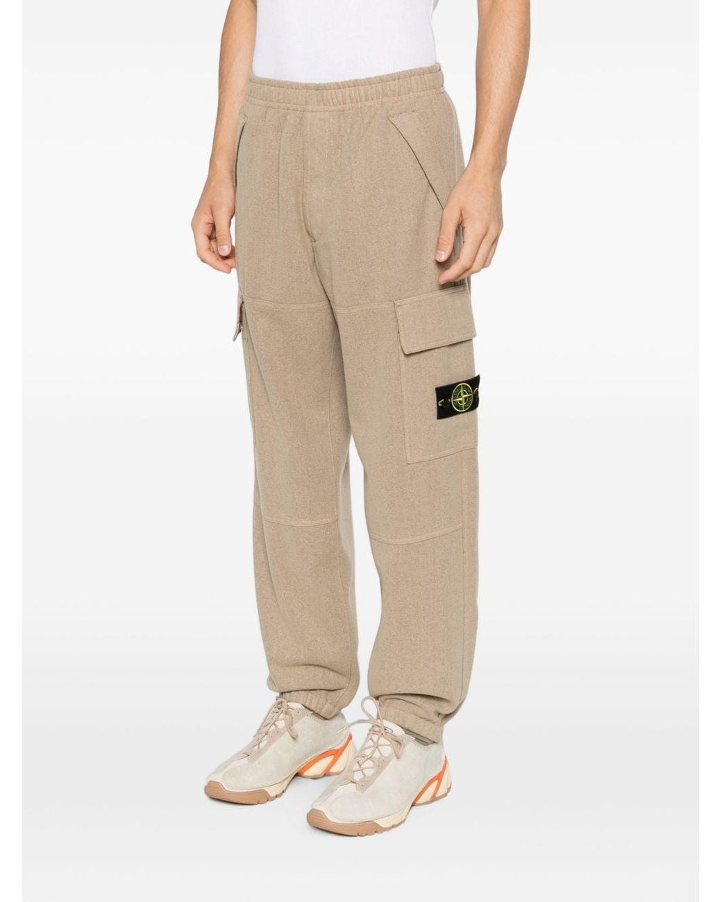 Stone Island Natural Cargo Trousers