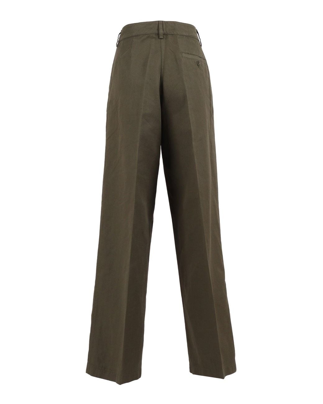 Aspesi Gray Pleated Tailored Trousers