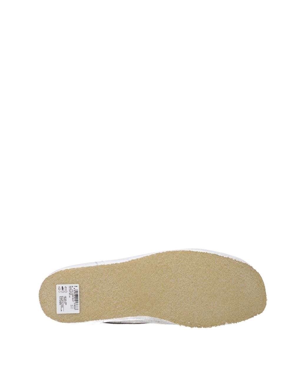 Clarks Gray Stivaletti Wallabee Uomo Camoscio Grigio/Bianco for men