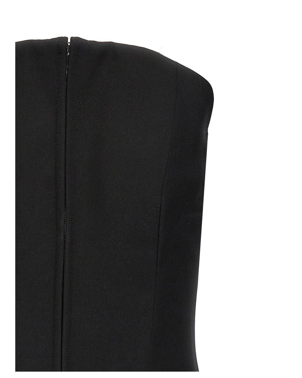 McQueen Black Corset Top