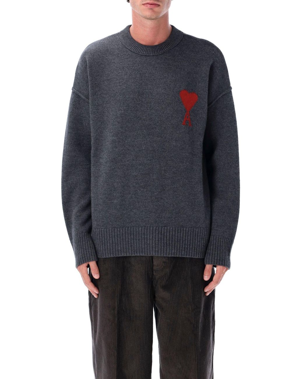 AMI Sweaters Grijs in het Blue