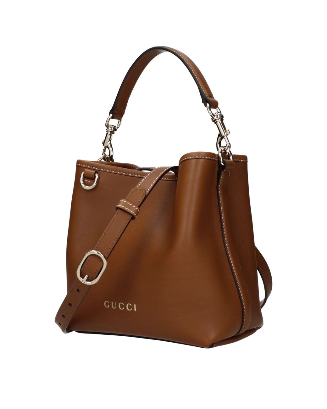 Gucci Brown Handbags Leather