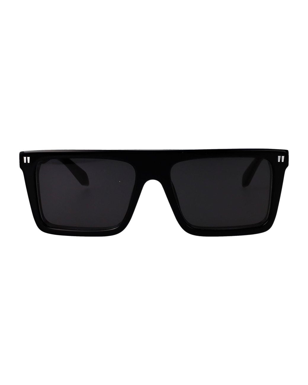 Off-White c/o Virgil Abloh Black Shiny Acetate Sunglasses