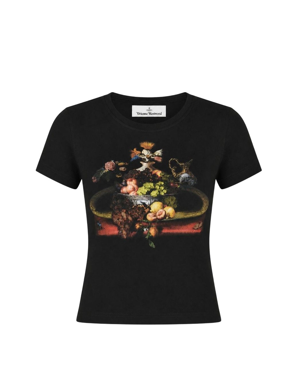 Vivienne Westwood Black Still Life Orb Baby Peru' Tee