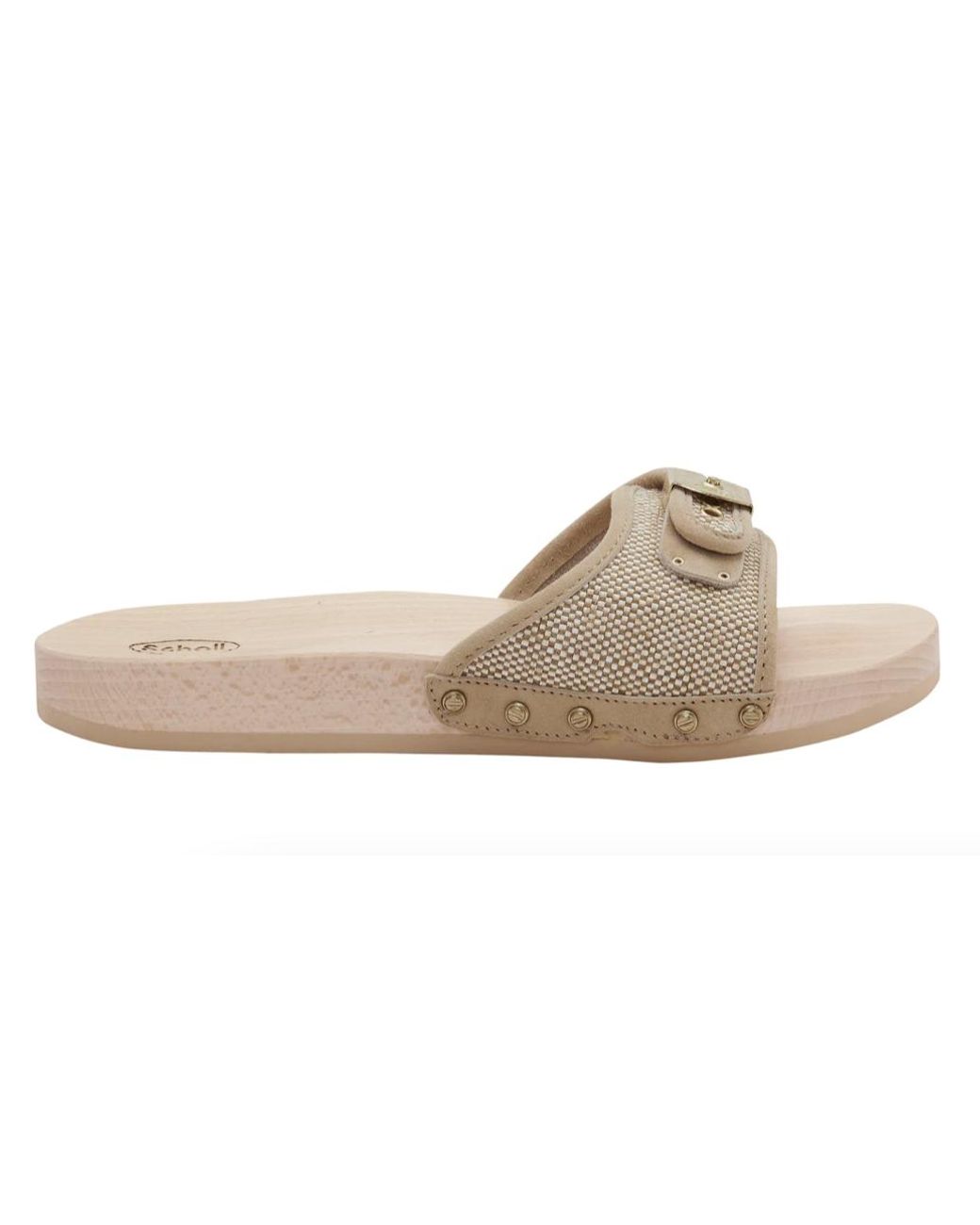 Scholl Black Pescura Flat Flex