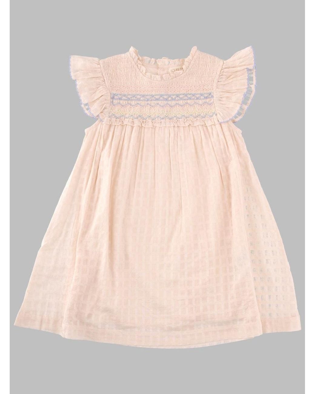 Louise Misha Pink Vestito Con Ricamo