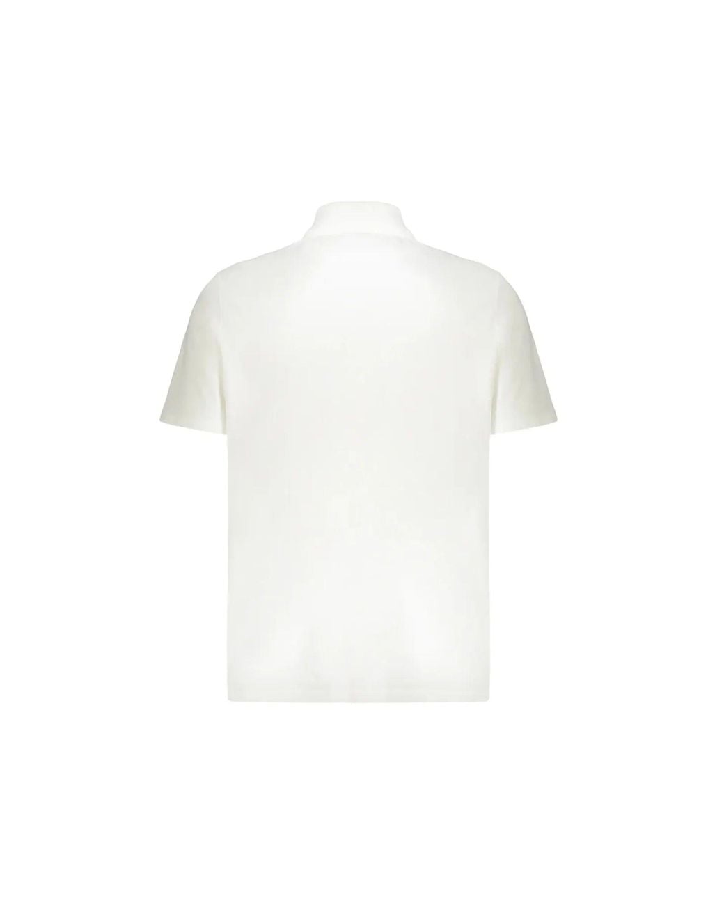 Balmain White Cotton Polo Shirt for men