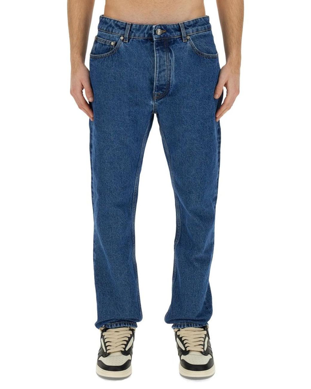 Palm Angels Blue Jeans for men
