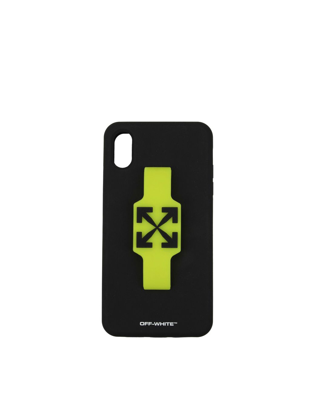 Off-White c/o Virgil Abloh Black Porta Iphone Iphone Xs Max Uomo Pvc Nero