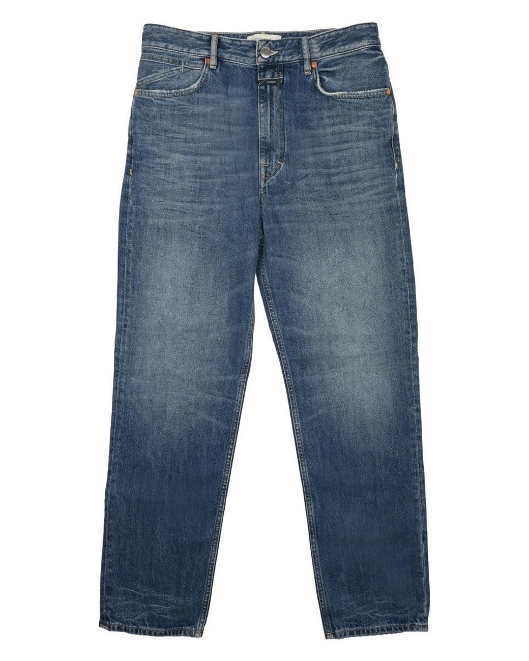 Closed Blue Straight-Leg Jeans for men