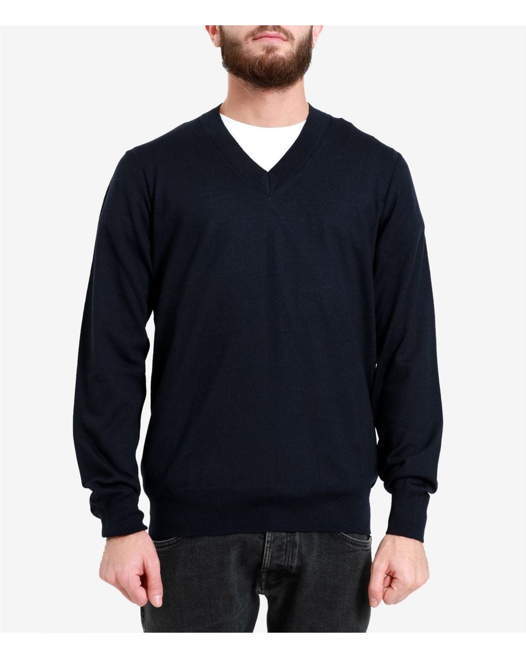 Paolo Pecora Blue Sweaters for men