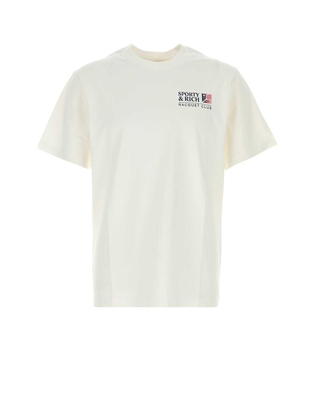Sporty & Rich White Cotton T Shirt