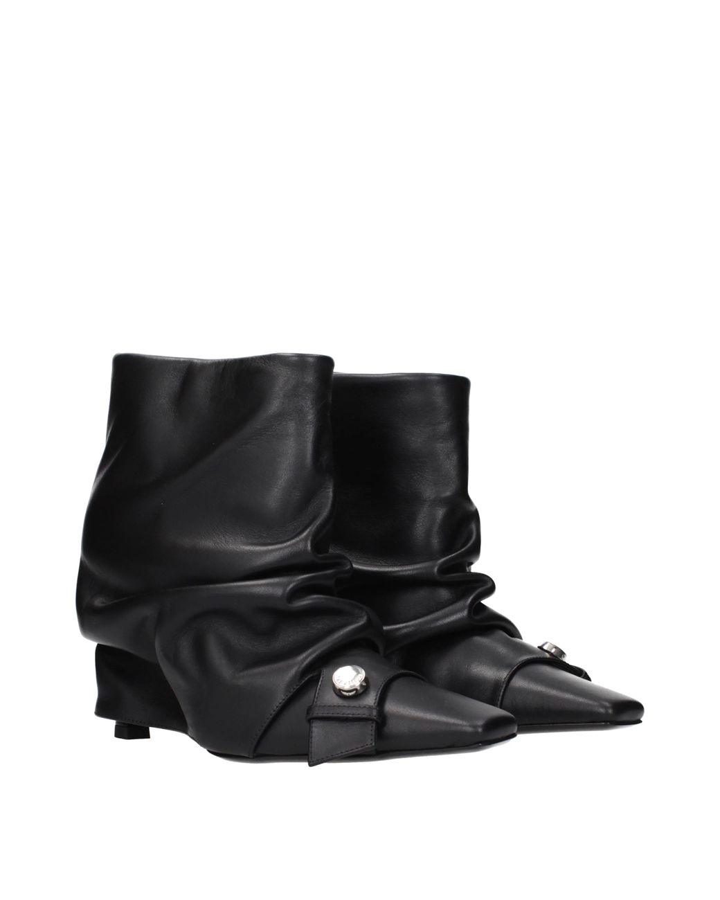 The Attico Black The Attic Juno Boots Skinned
