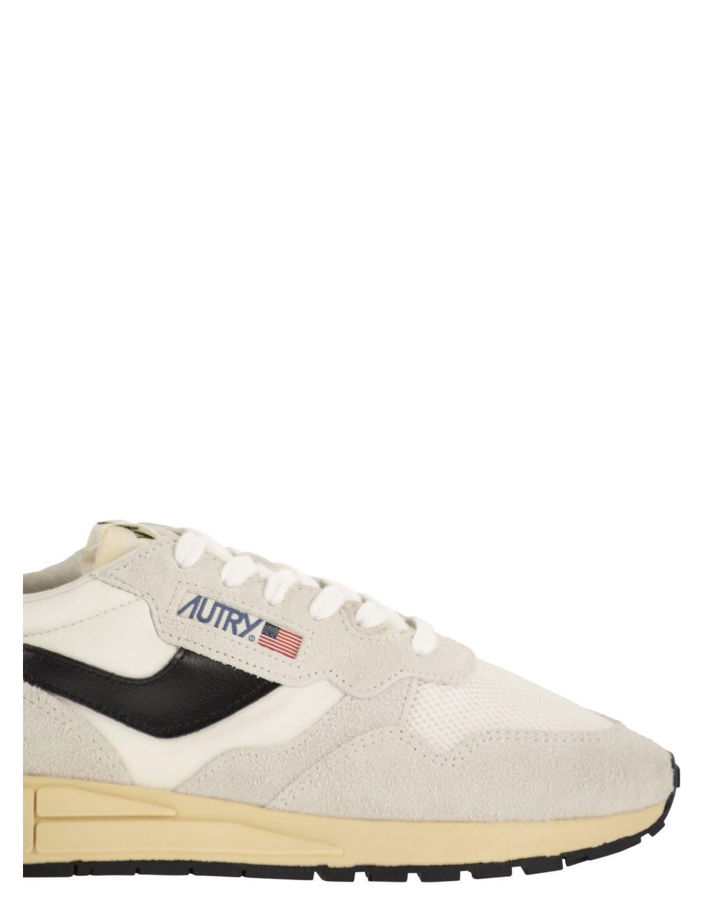 Autry Reelwind Sneaker aus Wildleder und technischem Textil in White für Herren