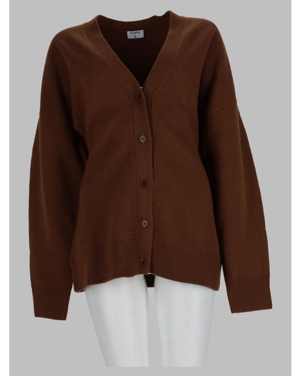 Filippa K Brown 100% Wool Rws Sweater For