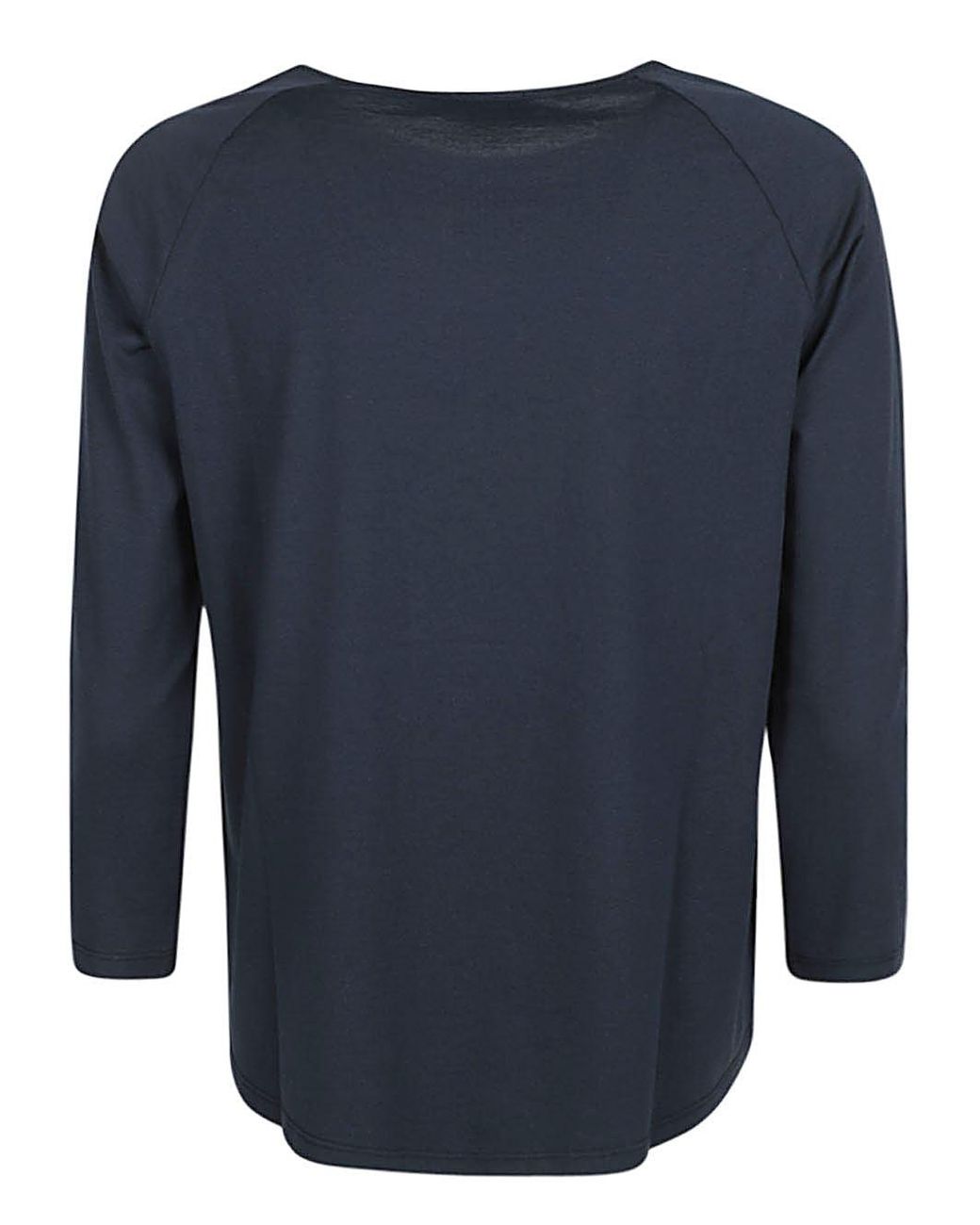 Base London Blue Cotton Crewneck Sweater