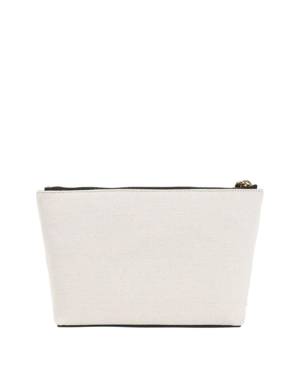 Givenchy White Lovo Cotton Pouch