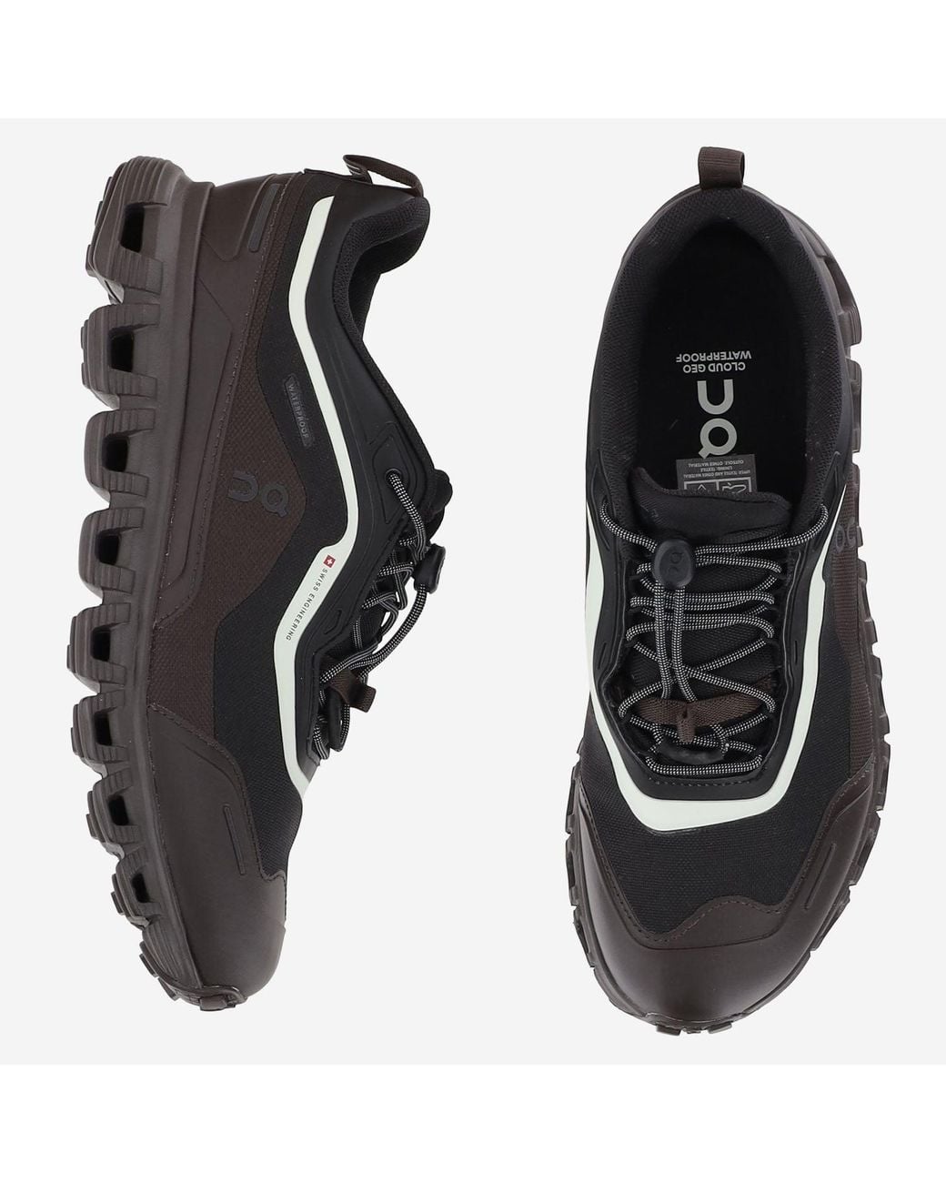 On Shoes Black Cloud 6 Geo Wp Sneakers