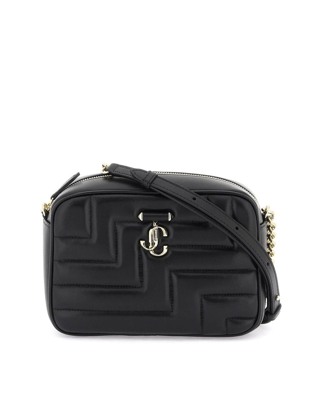 専用品JIMMY CHOO VARENNE BLACK CAMERA BAG Jimmy Choo - Varenne leather crossbody bag black - The Corner